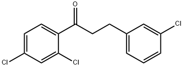 3-(3-CHLOROPHENYL)-2',4'-DICHLOROPROPIOPHENONE Struktur