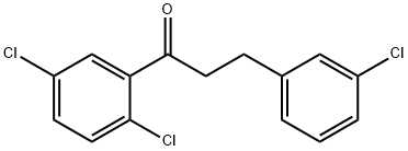 3-(3-CHLOROPHENYL)-2',5'-DICHLOROPROPIOPHENONE Struktur