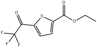 ETHYL 5-TRIFLUOROACETYL-2-THENOATE Struktur