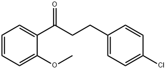 3-(4-CHLOROPHENYL)-2'-METHOXYPROPIOPHENONE Struktur