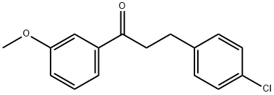 3-(4-CHLOROPHENYL)-3'-METHOXYPROPIOPHENONE Struktur