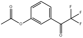 3'-ACETOXY-2,2,2-TRIFLUOROACETOPHENONE Struktur