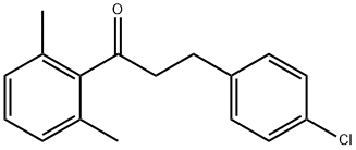 3-(4-CHLOROPHENYL)-2',6'-DIMETHYLPROPIOPHENONE Struktur