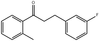 3-(3-FLUOROPHENYL)-2'-METHYLPROPIOPHENONE Struktur