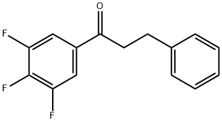 3-PHENYL-3',4',5'-TRIFLUOROPROPIOPHENONE Struktur