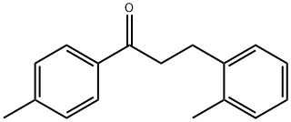 4'-METHYL-3-(2-METHYLPHENYL)PROPIOPHENONE Struktur