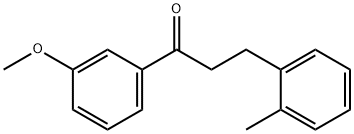 3'-METHOXY-3-(2-METHYLPHENYL)PROPIOPHENONE Struktur