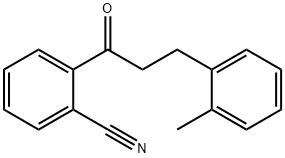 2'-CYANO-3-(2-METHYLPHENYL)PROPIOPHENONE Struktur