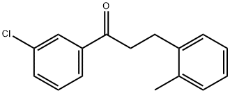 3'-CHLORO-3-(2-METHYLPHENYL)PROPIOPHENONE Struktur