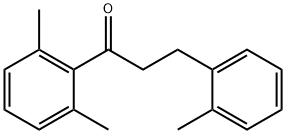 2',6'-DIMETHYL-3-(2-METHYLPHENYL)PROPIOPHENONE Struktur