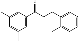 3',5'-DIMETHYL-3-(2-METHYLPHENYL)PROPIOPHENONE Struktur