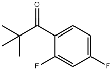 2',4'-DIFLUORO-2,2-DIMETHYLPROPIOPHENONE Struktur