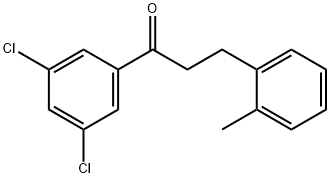 3',5'-DICHLORO-3-(2-METHYLPHENYL)PROPIOPHENONE Struktur