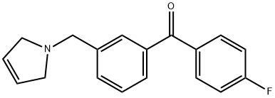 4'-FLUORO-3-(3-PYRROLINOMETHYL) BENZOPHENONE price.