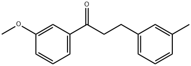 3'-METHOXY-3-(3-METHYLPHENYL)PROPIOPHENONE Struktur