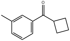 CYCLOBUTYL 3-METHYLPHENYL KETONE Struktur