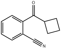 2-CYANOPHENYL CYCLOBUTYL KETONE Struktur