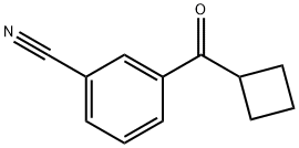 3-CYANOPHENYL CYCLOBUTYL KETONE Struktur