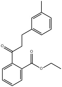 2'-CARBOETHOXY-3-(3-METHYLPHENYL)PROPIOPHENONE Struktur