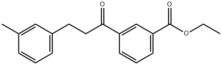 3'-CARBOETHOXY-3-(3-METHYLPHENYL)PROPIOPHENONE Struktur