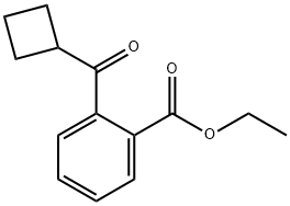 2-CARBOETHOXYPHENYL CYCLOBUTYL KETONE Struktur