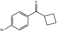 4-BROMOPHENYL CYCLOBUTYL KETONE Struktur