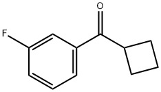 CYCLOBUTYL 3-FLUOROPHENYL KETONE Struktur