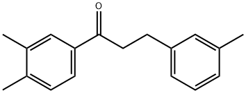 3',4'-DIMETHYL-3-(3-METHYLPHENYL)PROPIOPHENONE Struktur