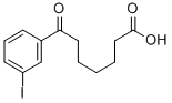 7-(3-IODOPHENYL)-7-OXOHEPTANOIC ACID Struktur