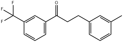 3-(3-METHYLPHENYL)-3'-TRIFLUOROMETHYLPROPIOPHENONE Struktur