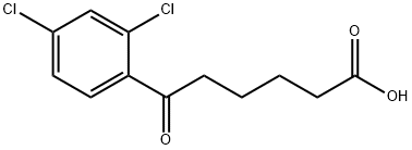 6-(2,4-DICHLOROPHENYL)-6-OXOHEXANOIC ACID Struktur