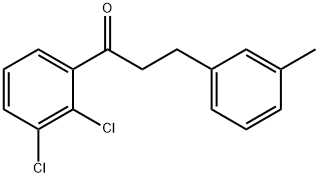 2',3'-DICHLORO-3-(3-METHYLPHENYL)PROPIOPHENONE Struktur