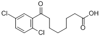 8-(2,5-DICHLOROPHENYL)-8-OXOOCTANOIC ACID Struktur