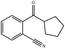 2-CYANOPHENYL CYCLOPENTYL KETONE Struktur