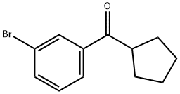 3-BROMOPHENYL CYCLOPENTYL KETONE Struktur