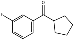 CYCLOPENTYL 3-FLUOROPHENYL KETONE Struktur