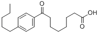 8-OXO-8-(4-N-PENTYLPHENYL)OCTANOIC ACID Struktur