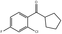 2-CHLORO-4-FLUOROPHENYL CYCLOPENTYL KETONE price.