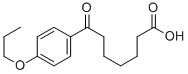 7-OXO-7-(4-N-PROPOXYPHENYL)HEPTANOIC ACID Struktur