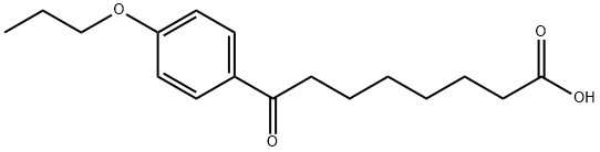 8-OXO-8-(4-N-PROPOXYPHENYL)OCTANOIC ACID Struktur