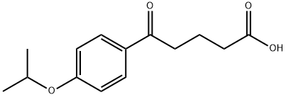 5-(4-ISOPROPOXYPHENYL)-5-OXOPENTANOIC ACID Struktur