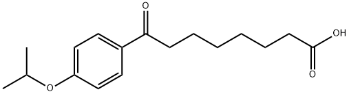 8-OXO-8-(4-ISOPROPOXYPHENYL)OCTANOIC ACID Struktur