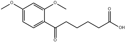 6-(2,4-DIMETHOXYPHENYL)-6-OXOHEXANOIC ACID Struktur