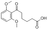 6-(2,6-DIMETHOXYPHENYL)-6-OXOHEXANOIC ACID Struktur