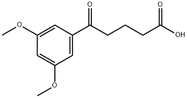 5-(3,5-DIMETHOXYPHENYL)-5-OXOVALERIC ACID Struktur