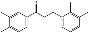 3',4'-DIMETHYL-3-(2,3-DIMETHYLPHENYL)PROPIOPHENONE Struktur