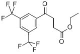 ETHYL 4-(3,5-DITRIFLUOROMETHYLPHENYL)-4-OXOBUTYRATE Struktur