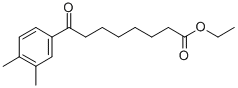 ETHYL 8-(3,4-DIMETHYLPHENYL)-8-OXOOCTANOATE Struktur