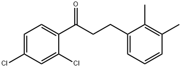 2',4'-DICHLORO-3-(2,3-DIMETHYLPHENYL)PROPIOPHENONE Struktur