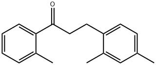 3-(2,4-DIMETHYLPHENYL)-2'-METHYLPROPIOPHENONE Struktur